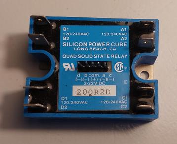 QUAD SSR Solid State Relay 4x20 A 240 Vac Silicon Power Cube beschikbaar voor biedingen