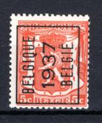 PRE322A MNH** 1937 - BELGIQUE 1937 BELGIE, Ophalen of Verzenden, Postfris, Postfris