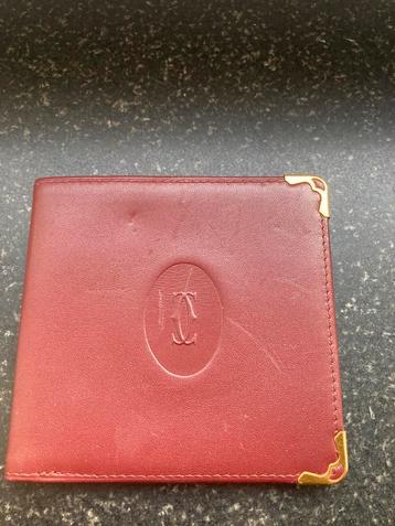 Portemonnee - kaarthouder CARTIER certificaat en garantie beschikbaar voor biedingen