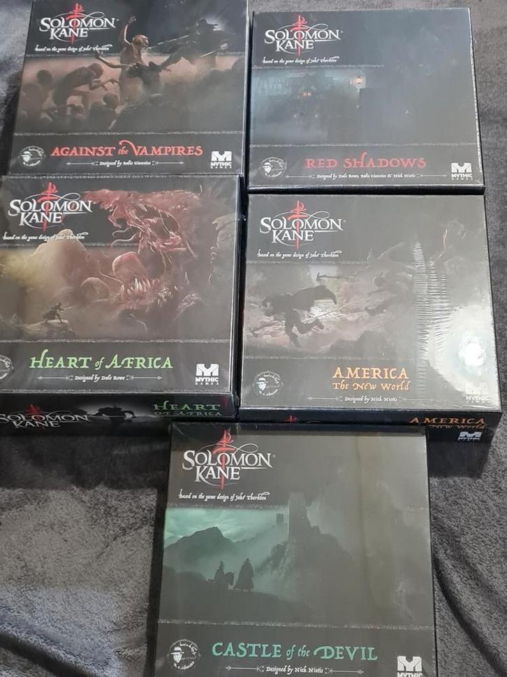 Mythic Games Solomon Kane Boardgame Expansions, Hobby en Vrije tijd, Gezelschapsspellen | Bordspellen, Nieuw, Ophalen of Verzenden