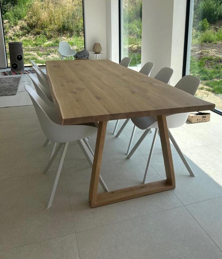 Boomstamtafels, Handgemaakte houten tafel - uniek op maat, Antiek en Kunst, Antiek | Meubels | Tafels, Ophalen of Verzenden