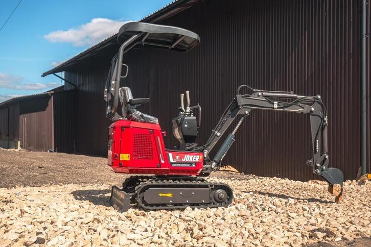 Minigraafmachine Joker Kingway 3 JAAR garantie 3x graafbak, Zakelijke goederen, Machines en Bouw | Kranen en Graafmachines, Graafmachine