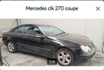 Mercedes CLK 270 coupe, Auto's, Mercedes-Benz, Automaat, Zwart, Parkeersensor, Zwart