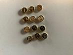 Lego coins type 3 Chrome gold 12 stuks, Ophalen of Verzenden, Gebruikt, Losse stenen, Lego