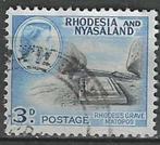 Rhodesie-Nyasaland 1959/1962 - Yvert 23 - Graftombe (ST), Postzegels en Munten, Postzegels | Afrika, Overige landen, Verzenden