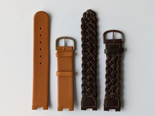 2 Tissot WoodWatch W151 bandjes Wood Watch NIEUW, Handtassen en Accessoires, Horloges | Heren, Nieuw, Polshorloge, Leer, Verzenden