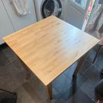 vierkante tafel, Huis en Inrichting, Ophalen, Gebruikt, Vierkant, Vier personen