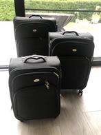 Reiskoffer set, Handtassen en Accessoires, Ophalen, Gebruikt, Zacht kunststof, Slot