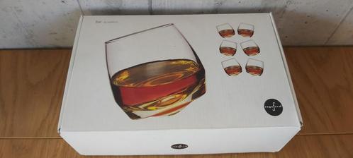 6 whisky glazen - bar - sagafrom, Verzamelen, Glas en Drinkglazen, Nieuw, Overige typen, Ophalen of Verzenden