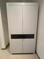 FREE! Bedroom Furniture Set in good condition, Maison & Meubles, White, with grey accents, Une personne, Enlèvement, Utilisé