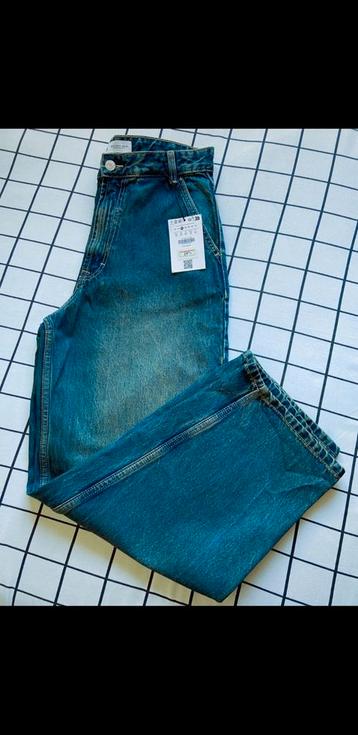 Bershka Brede Jeans Broek Wide Leg, Skate, New, Girl, S beschikbaar voor biedingen