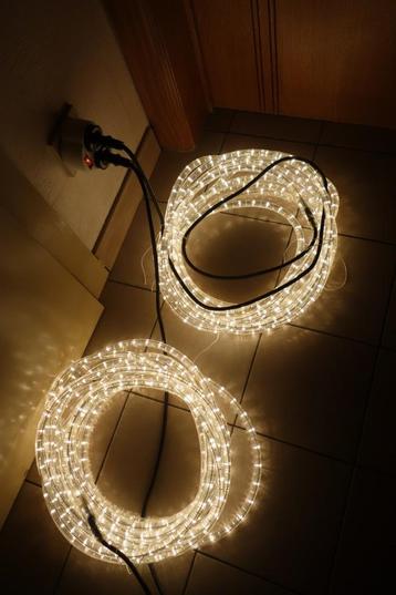2 x led-slang-verlichting tuin / kerst beschikbaar voor biedingen