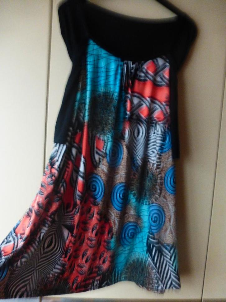 Tuniek met geïntegreerde bolero T: 46, Kleding | Dames, Blouses en Tunieken, Zo goed als nieuw, Overige kleuren, Ophalen of Verzenden