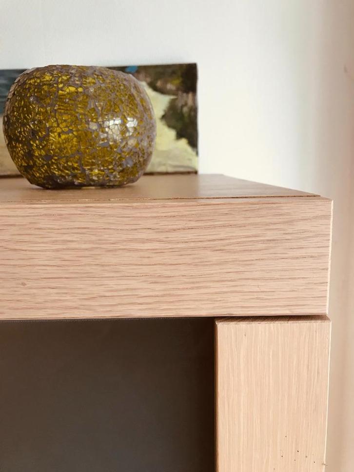 Dressoir design vol hout, Huis en Inrichting, Kasten | Dressoirs, Gebruikt, 200 cm of meer, 50 tot 75 cm, Met deur(en), Eikenhout