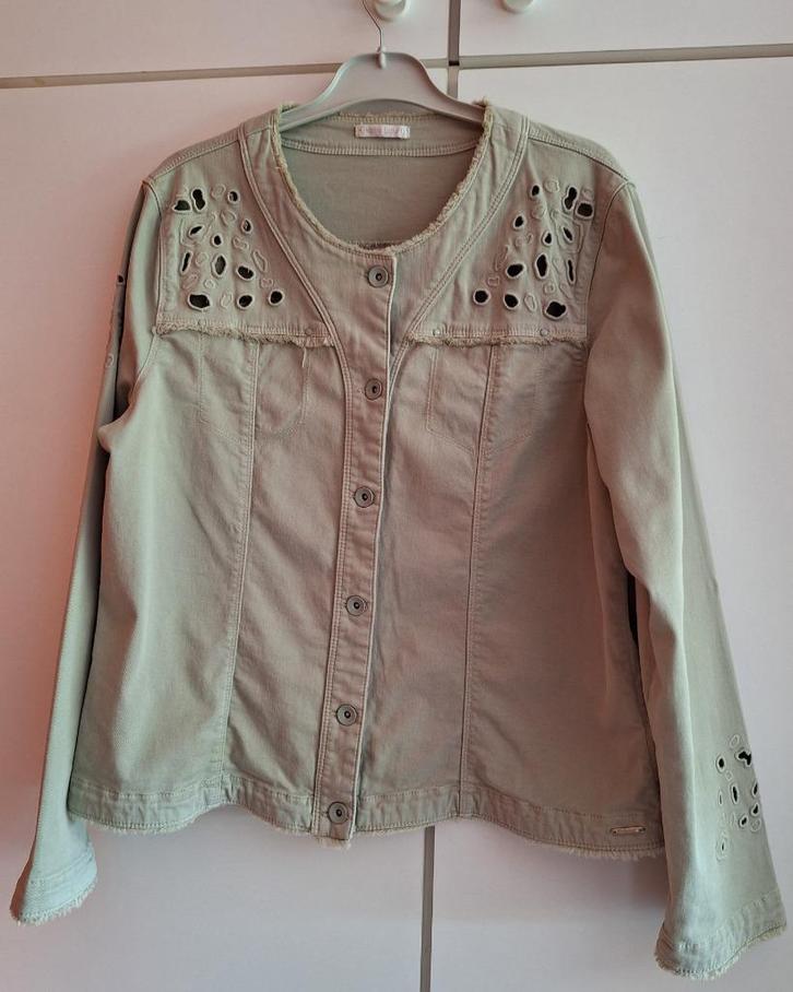 Très belle Veste  été femme Kaki clair, Kleding | Dames, Jassen | Zomer, Nieuw, Maat 42/44 (L), Overige kleuren, Ophalen