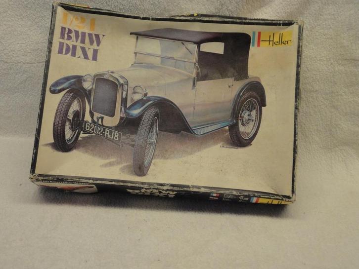 BMW Dixi 1:24 No 700 Heller', Hobby en Vrije tijd, Modelauto's | 1:24, Gebruikt, Auto, Overige merken, Ophalen of Verzenden