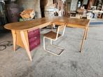 Design massief eiken bureau van Rausenbergerdesign, Ophalen, Zo goed als nieuw, Bureau
