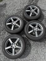 Jantes Dezent TY + pneus Gislaved 215 55 R 17 + TPMS, Ophalen, Banden en Velgen, 17 inch, Winterbanden