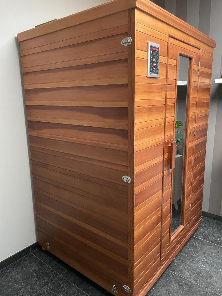 Health mate Infraroodsauna 3 personen, Sport en Fitness, Sauna, Zo goed als nieuw, Complete sauna, Infrarood, Ophalen