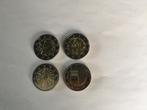 4 x 2 euromunten unc, Ophalen of Verzenden, België, 2 euro, Losse munt