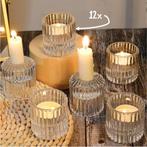 Feestdecoratie 133 stuks vazen en kandelaars, Huis en Inrichting, Ophalen, Zo goed als nieuw, Glas, Minder dan 50 cm