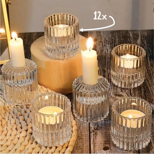 Feestdecoratie 133 stuks vazen en kandelaars, Huis en Inrichting, Woonaccessoires | Vazen, Zo goed als nieuw, Minder dan 50 cm