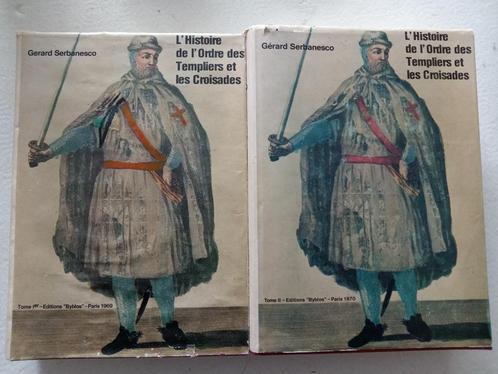 Histoire de l'Ordre des Templiers et les Croisades / 2 tomes, Boeken, Oorlog en Militair, Gelezen, Overige onderwerpen, Verzenden