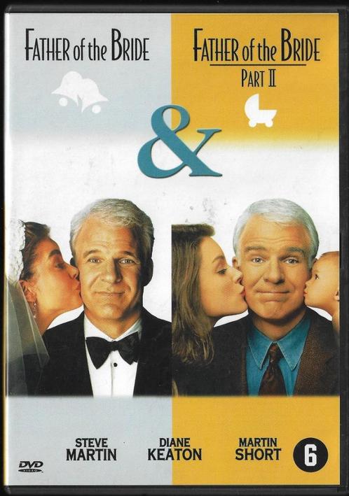 Father of The Bride 1 & 2, Cd's en Dvd's, Dvd's | Komedie, Zo goed als nieuw, Romantische komedie, Boxset, Alle leeftijden, Verzenden