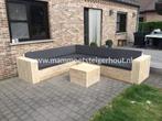 Steigerhout Hoekbank Tuinbank Loungeset Loungebank EXTRA 5 %, Tuin en Terras, Tuinsets en Loungesets, Verzenden, Bank, 6 zitplaatsen
