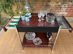 Vintage Serveertafel  buffettafel, Ophalen, Gebruikt, 60 cm of meer, Rechthoekig