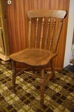 2 houten stoelen, Ophalen, Gebruikt, Twee, Bruin