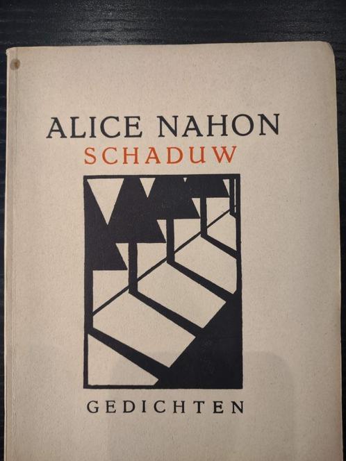 Alice Nahon - Schaduw - originele uitgave van 6e druk 1934, Boeken, Gedichten en Poëzie, Ophalen of Verzenden