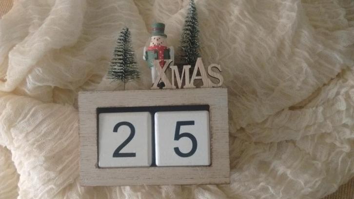 Houten advent-/aftelkalender, Diversen, Kerst, Nieuw, Ophalen of Verzenden
