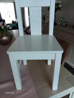 kinder houten wit stoeltje, Kinderen en Baby's, Kinderstoelen, Ophalen of Verzenden, Zo goed als nieuw