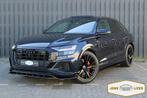 Audi Q8 55 TFSI QUATTRO 3x S-LINE PANO B&O NACHT HUD LUCHT, Auto's, Audi, Automaat, Leder, Bedrijf, 5 zetels