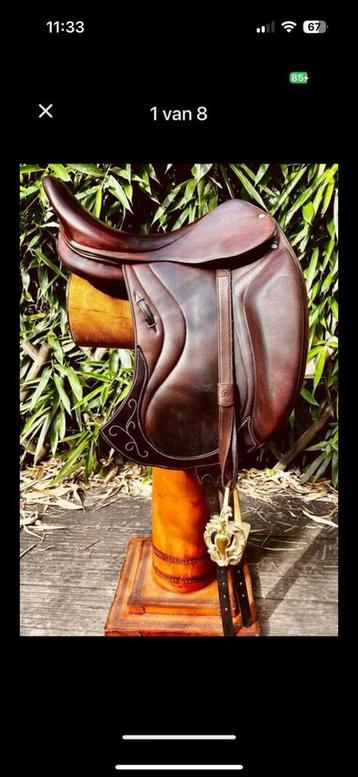 Dressuurzadel Belloir Saumur ! Uniek model beschikbaar voor biedingen