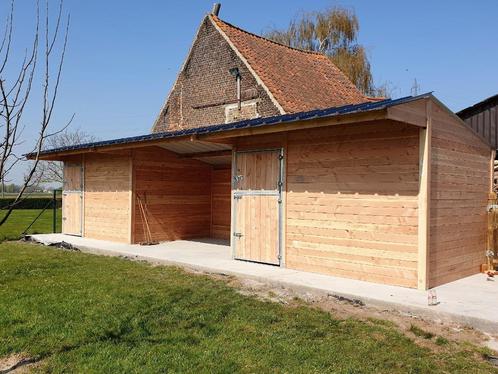 Paardenstal / Schuilhok / Paardenstal (3x4)3 'Op Voorraad', Dieren en Toebehoren, Stalling en Weidegang, Stalling, Weidegang, 2 of 3 paarden of pony's