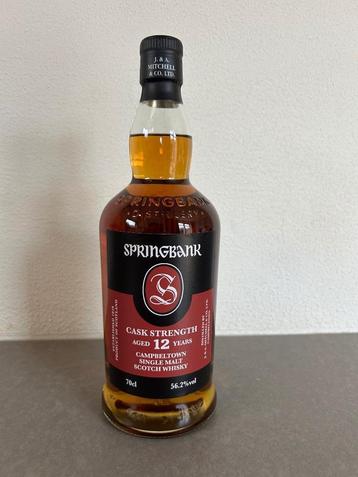 Springbank 12 Cask Strength 56.2% beschikbaar voor biedingen