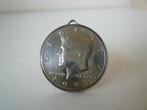 Pendentif pièce de monnaie half dollar Kennedy, Enlèvement ou Envoi, Comme neuf