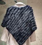Poncho/ d blauw/ one size/ €12, Ophalen of Verzenden, Zo goed als nieuw, Blauw