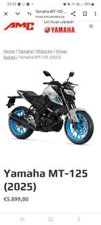 Yamaha mt 125 cc nieuw, Motos, Enlèvement