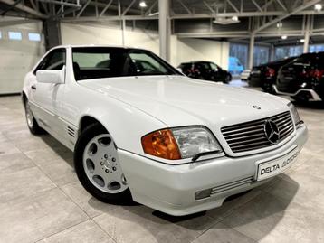 Mercedes SL300, Auto's, Automaat, Wit, Leder, Bedrijf