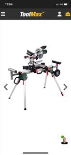 Metabo afkortzaag met origineel onderstel als nieuw, Doe-het-zelf en Bouw, Gereedschap | Zaagmachines, Ophalen, Afkortzaag