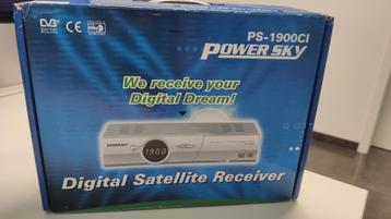 Récepteur satellite Power Sky PS1900-CI beschikbaar voor biedingen