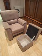 Massagezetel met voetsteun/opbergbak, Ophalen, Zo goed als nieuw, 75 tot 100 cm, 75 tot 100 cm