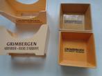 Grimbergen 2 viltjeshouders + 2 aperitief potjes, Ophalen of Verzenden, Zo goed als nieuw, Viltje(s), Overige merken