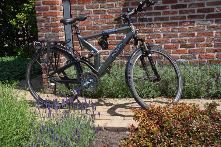 MTB SCOTT Gzero EVOLUTION TR2 (mat grijs), Fietsen en Brommers, Fietsen | Mountainbikes en ATB, Zo goed als nieuw, Heren, Fully