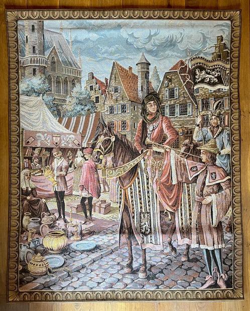 Gents tapijt (muur), Antiek en Kunst, Antiek | Tapijten, Tafelkleden en Textiel, Ophalen