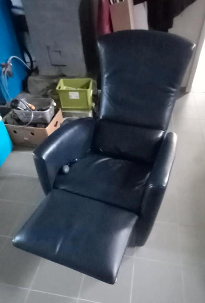 Jori relax VINCI, Huis en Inrichting, Fauteuils, Gebruikt, Leer, 50 tot 75 cm, 75 tot 100 cm, Ophalen