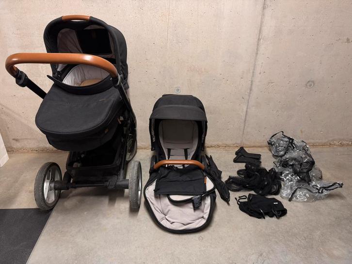 Mutsy nio zwart, Enfants & Bébés, Poussettes & Combinaisons, Utilisé, Poussette, Maxi-Cosi, Enlèvement